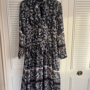 Floral Long Sleeve Dress